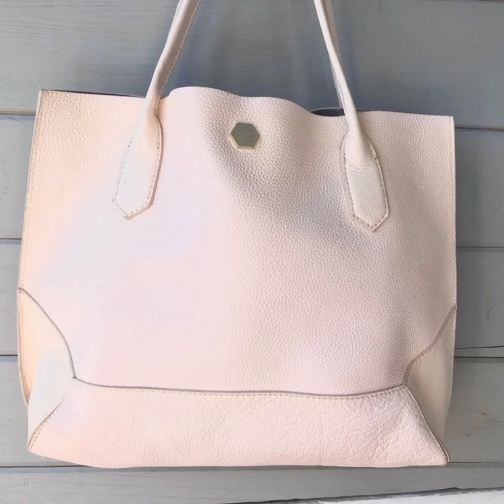 Botkier Waverly leather blush pink tote bag.